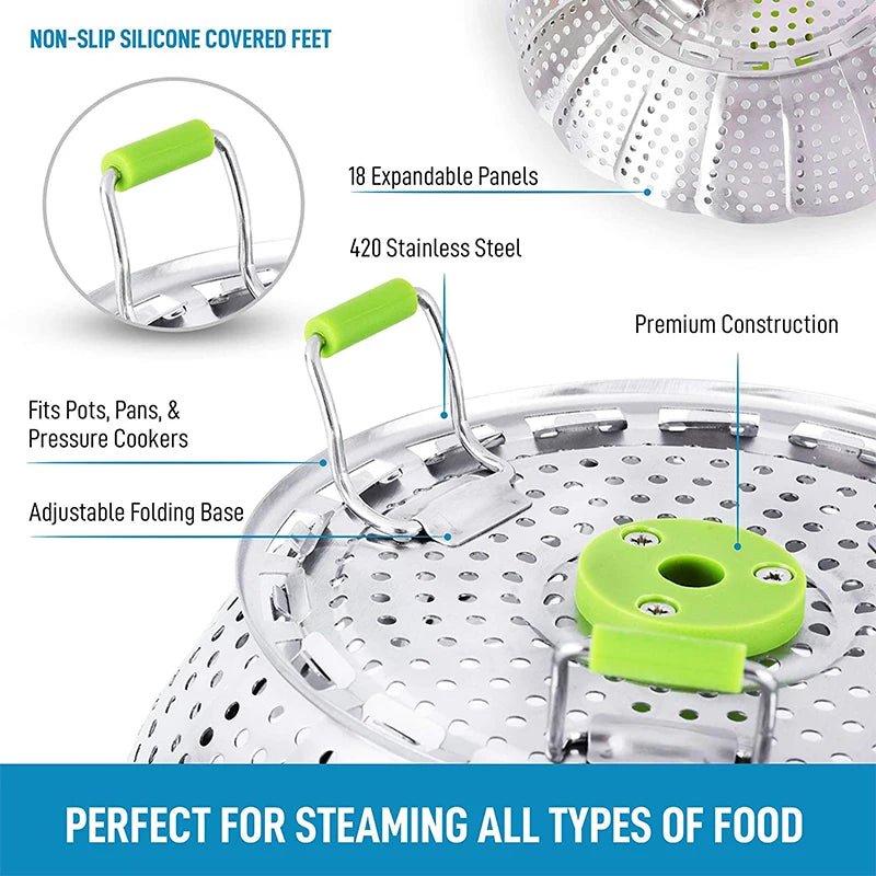 9Inch Stainless Steel Lotus Steaming Tray