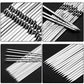 10/15Pcs Stainless Steel Barbecue Skewer Set