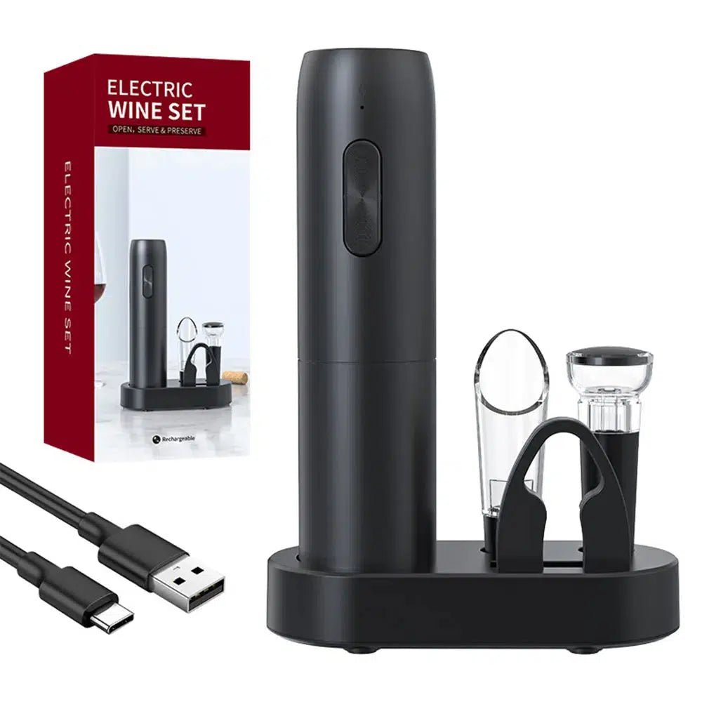 Electric Wine Opener Set