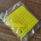 Yellow silicone fruit cleaning brush