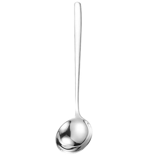 Stainless steel serving spoon