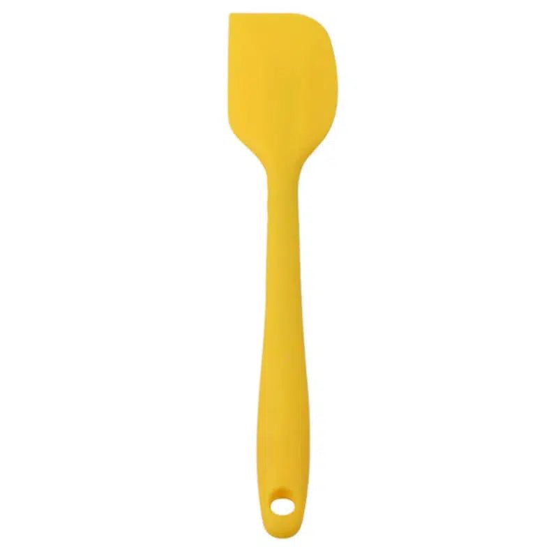 Yellow silicone spatula